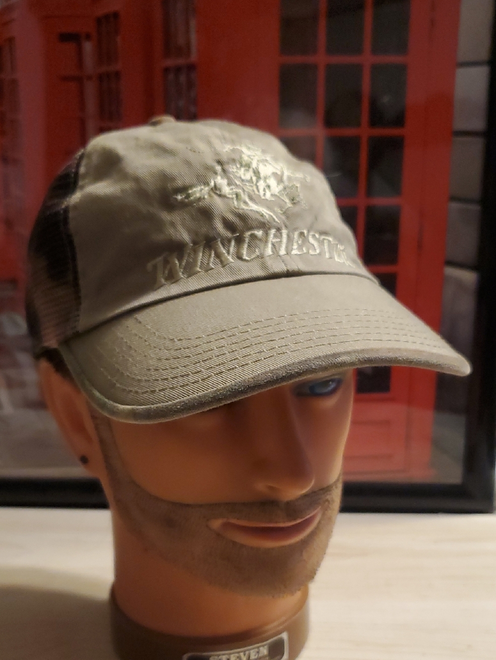 Winchester Embroidered Mesh Back Cap in Real Tree Camo